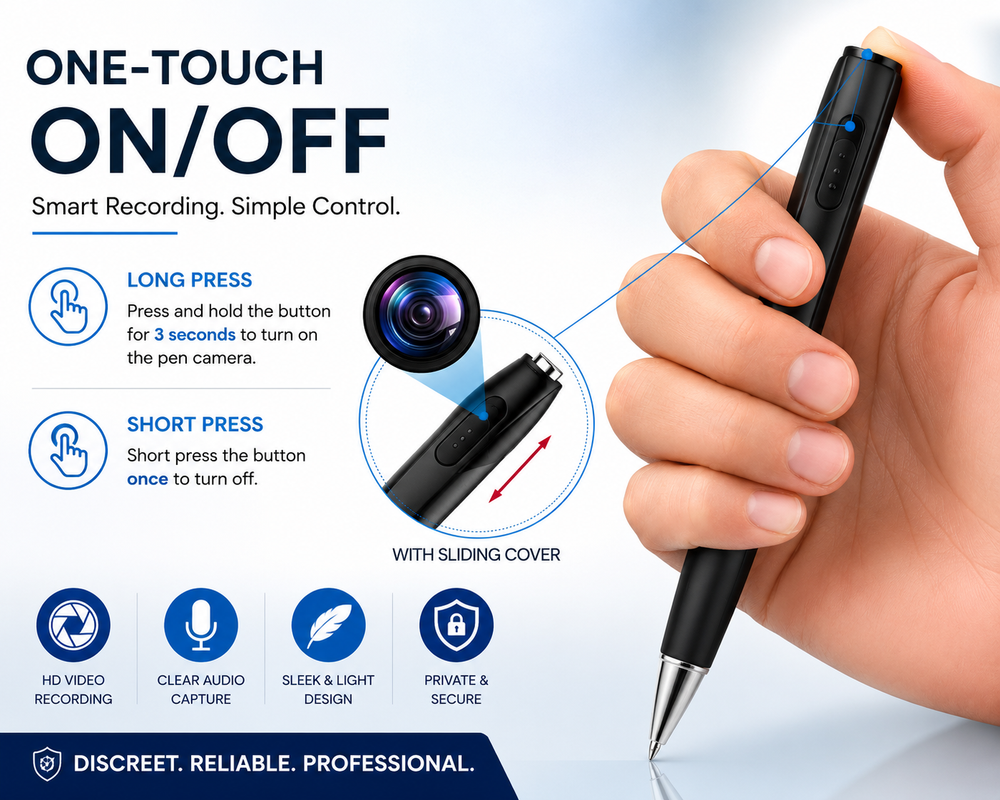 Smart HD Video Recording Pen Camera