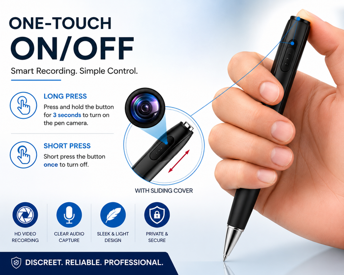 Smart HD Video Recording Pen Camera