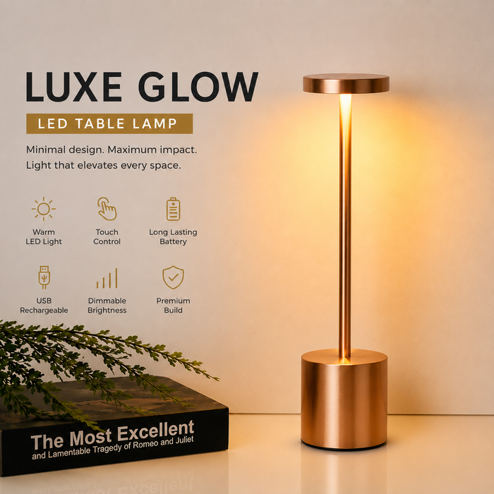 Luxe Glow – Premium LED Table Lamp