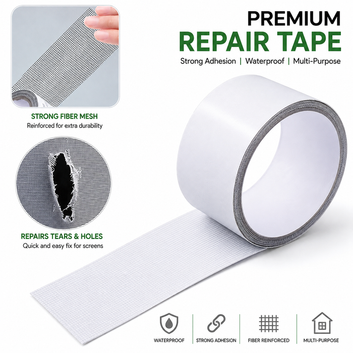 Premium Repair Tape – Strong Waterproof Fiber Tape