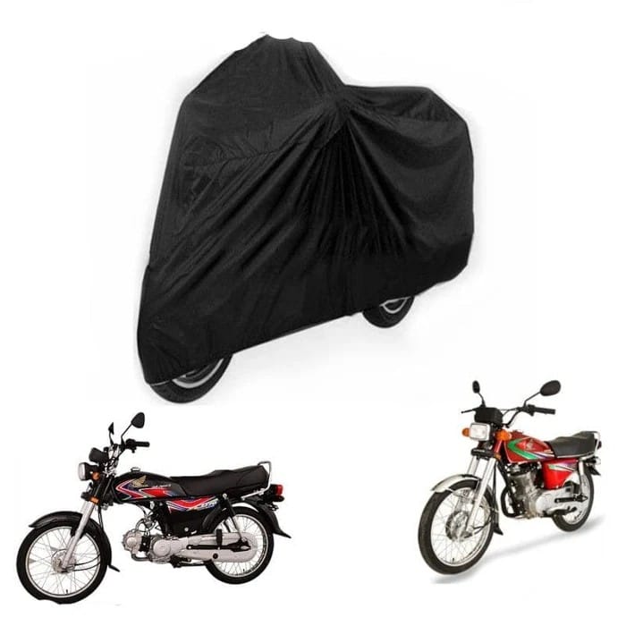 Waterproof All-Weather Motorcycle Cover (Black)